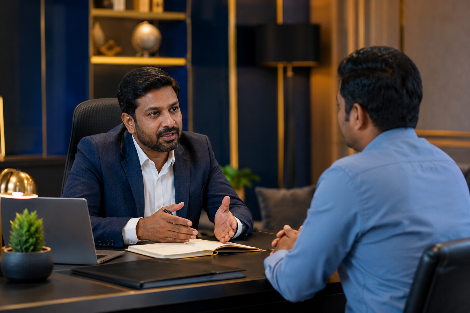 Counsellor on a consultation call